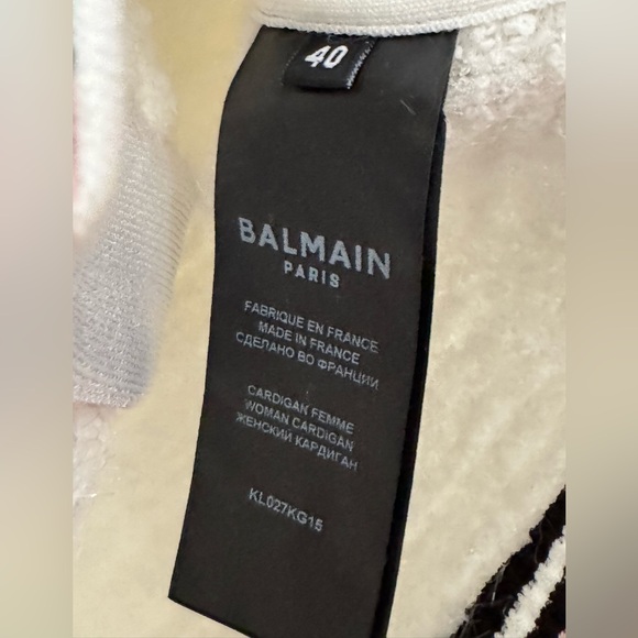 BALMAIN NEW BLOUSE authentic 100% size 8 - Picture 10 of 13